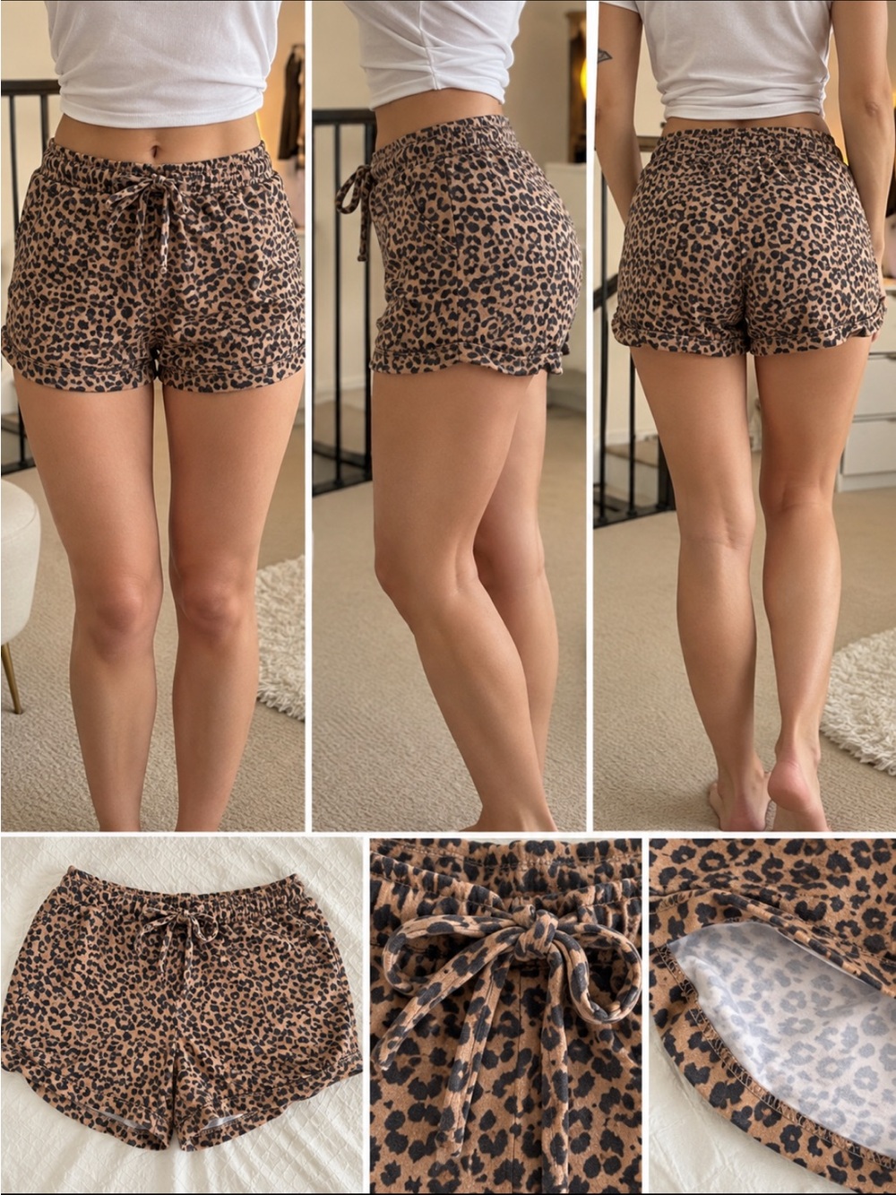 Aerie | Leopard/Cheetah Shorts | Size M